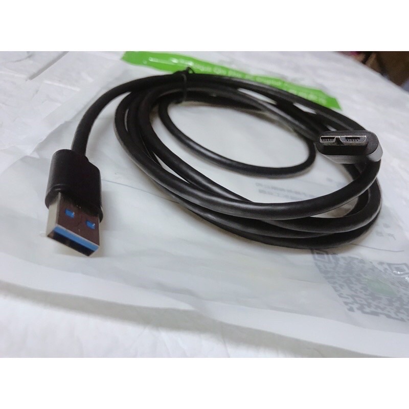 Dây Cáp USB 3.0 Dùng Cho HDD Box Dài 1.5M - Dây Ổ Cứng Di Động Usb 3.0 to Micro B chân dẹt đực