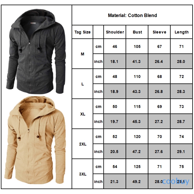 Áo Khoác Hoodie Thể Thao Màu Trơn Cho Nam | BigBuy360 - bigbuy360.vn