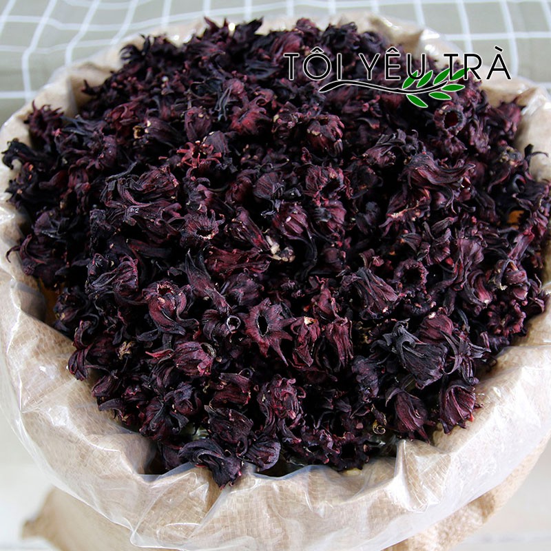 [500 Gram] Trà Hoa Atiso Đỏ Hibiscus Nguyên Bông Chất Lượng Thơm Ngon Tốt Cho Sức Khỏe - Tôi Yêu Trà