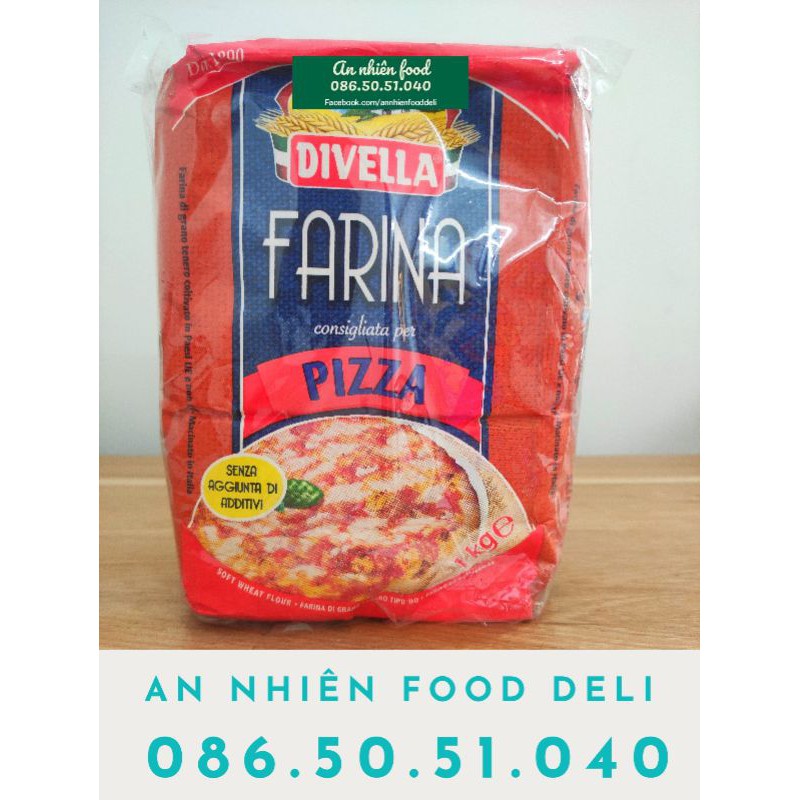 Bột Lúa Mì Làm Bánh Trộn Sẵn Pizza Italia Farina Divella 1KG