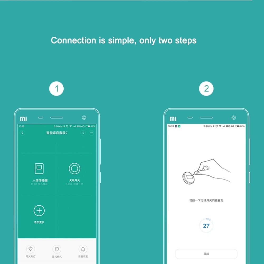 Công Tắc Không Dây Thông Minh Xiaomi Mijia Đa Chức Năng Cho Nhà Ở