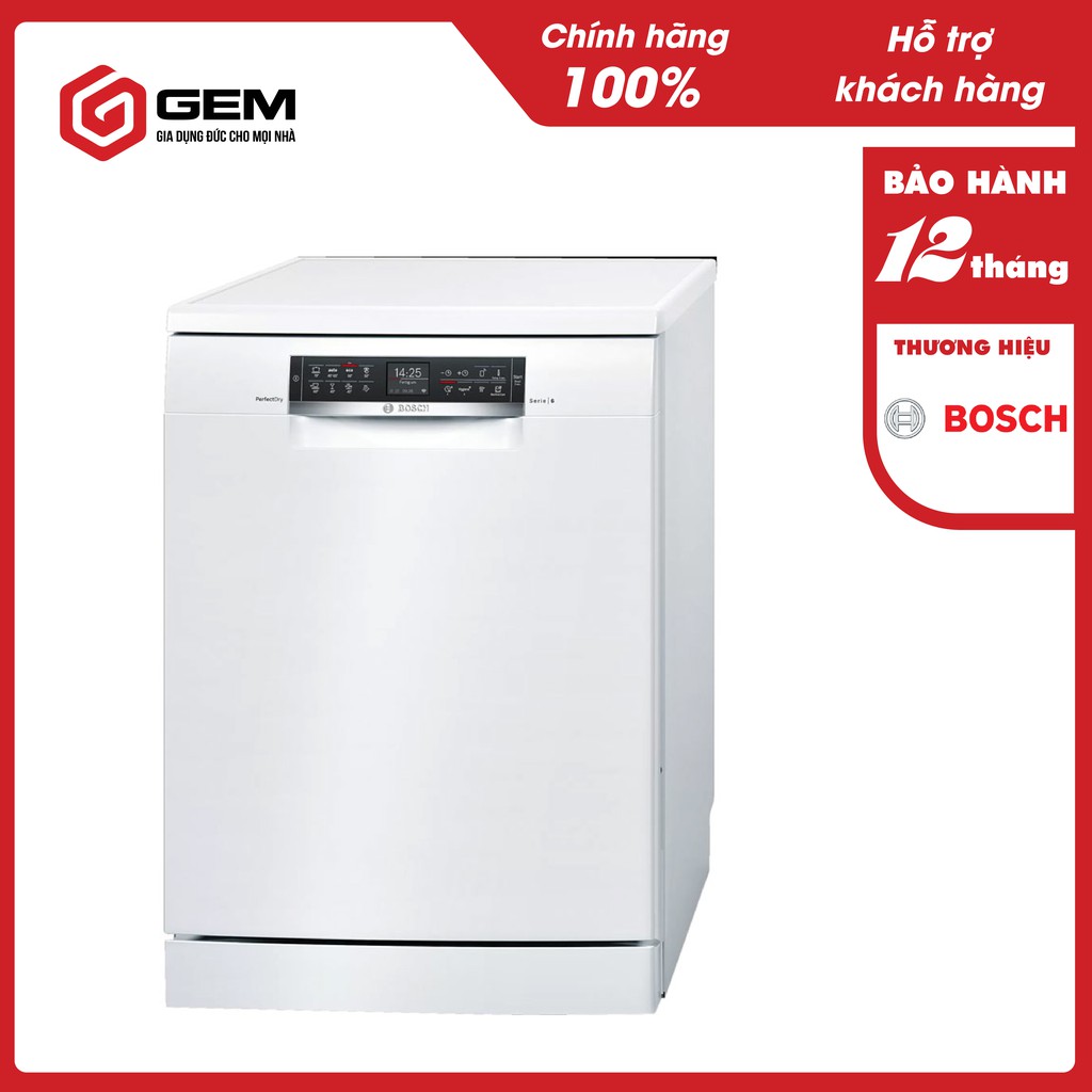 Máy rửa bát Bosch SMS68TW06E - Series 6  [HÀNG ĐỨC]