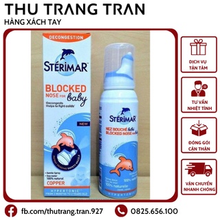Xịt muối biển Sterimar cá heo cam Pháp