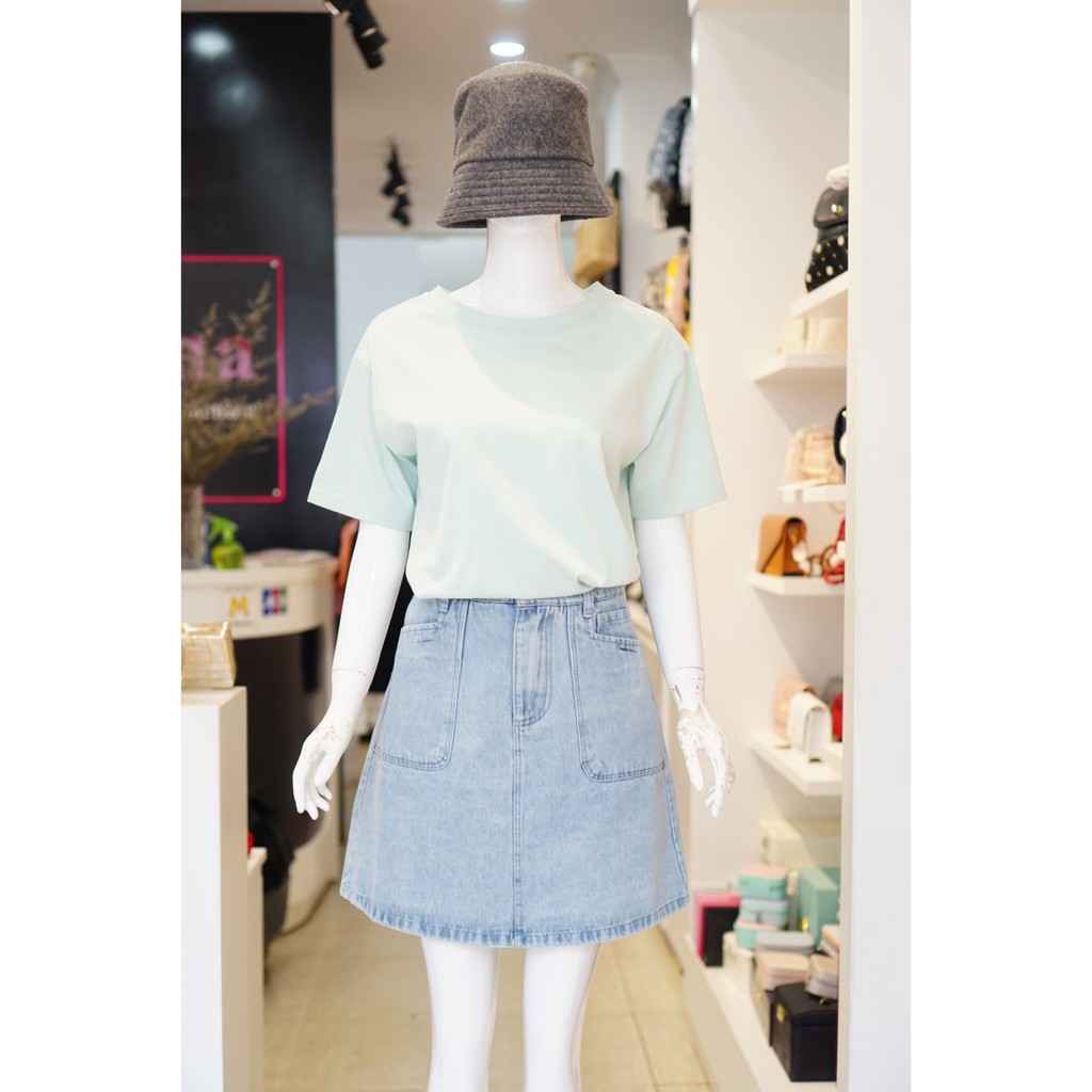 Áo phông trơn cotton 096 sale