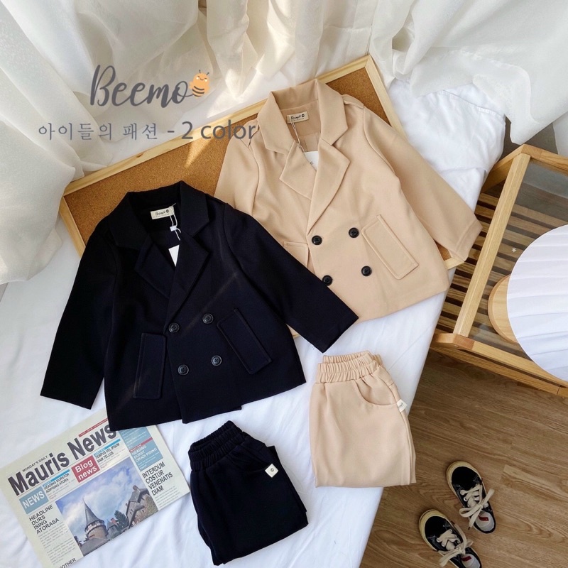 Set áo vest cho bé trai dự tiệc