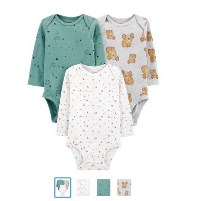 [Sale sốc] Set 7 chiếc bodysuit xuất dư hãng Carter's chất liệu cotton cho bé từ 0-24 tháng ❤Mix Ngẫu nhiên❤️