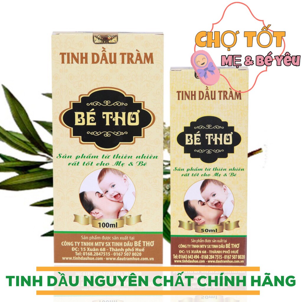 TINH ĐẦU TRÀM HUẾ NGUYÊN CHẤT BÉ THƠ HÀNG CHÍNH HÃNG CÓ TEM CHỐNG GIẢ AN TOÀN CHO BÉ