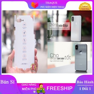 ( Hàng cao cấp) Miếng dán lưng PPF nhám và 7 sắc cầu vồng chống xước mặt lưng, chống bụi bẩn và osi hóa cho máy