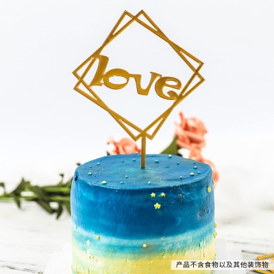 Thanh cắm thiết kế chữ Happy Birthday trang trí cho bánh kem