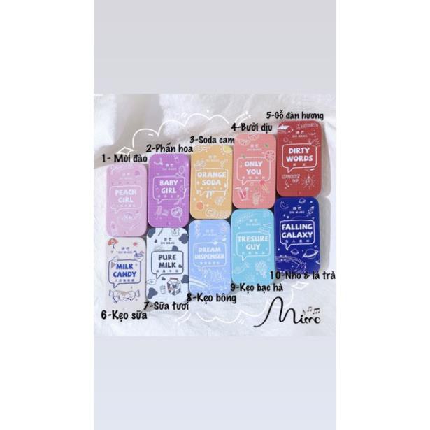 [XẢ KHO+FREE SHIP] Nước hoa khô dạng sáp ShiMang hàng nội địa Trung sẵn hàng 10 mùi thơm hương vị trái cây nhiệt đới | BigBuy360 - bigbuy360.vn