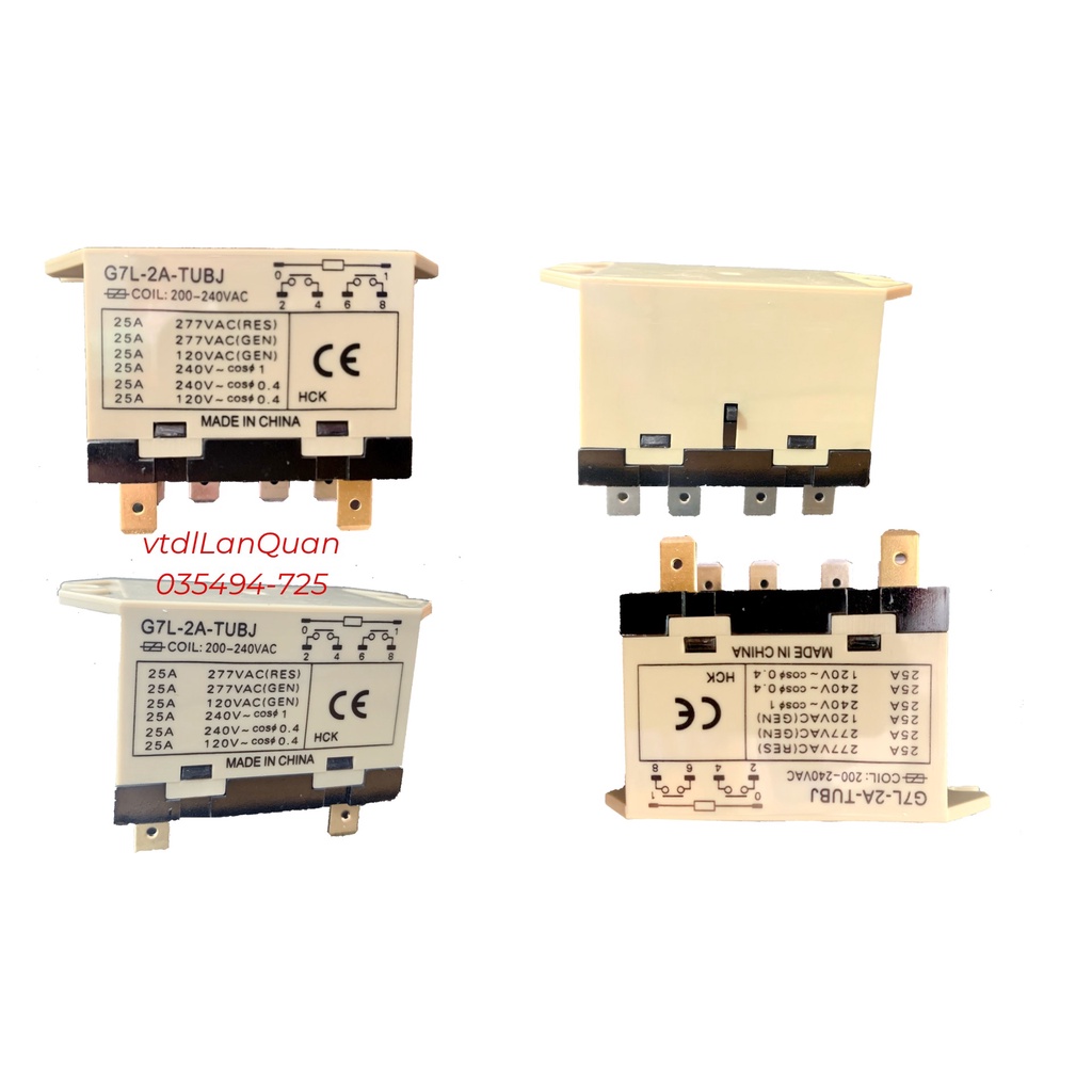 Khởi động từ 1 pha máy lạnh G7L-2A-TUBJ 220V/240V - 25A