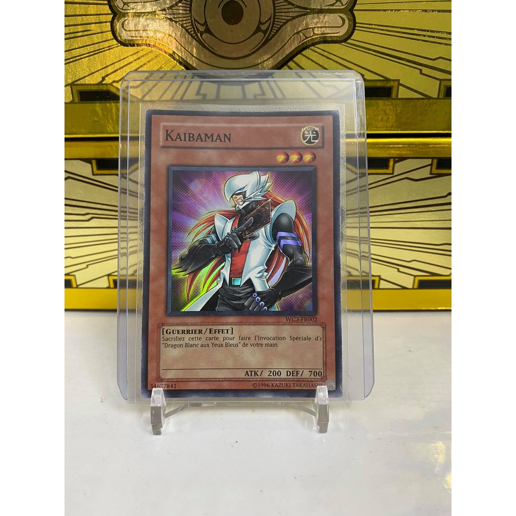 [ Dưa Hấu Yugioh ] Lá bài thẻ bài Kaibaman - Super Rare Unlimited - Tặng bọc bài nhựa bảo quản