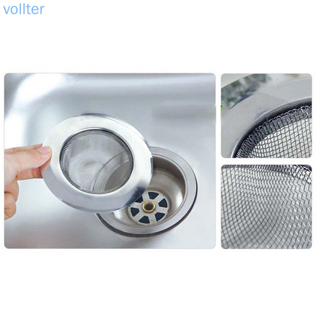Lưới lọc rác bằng thép không gỉ cho bồn rửa chén