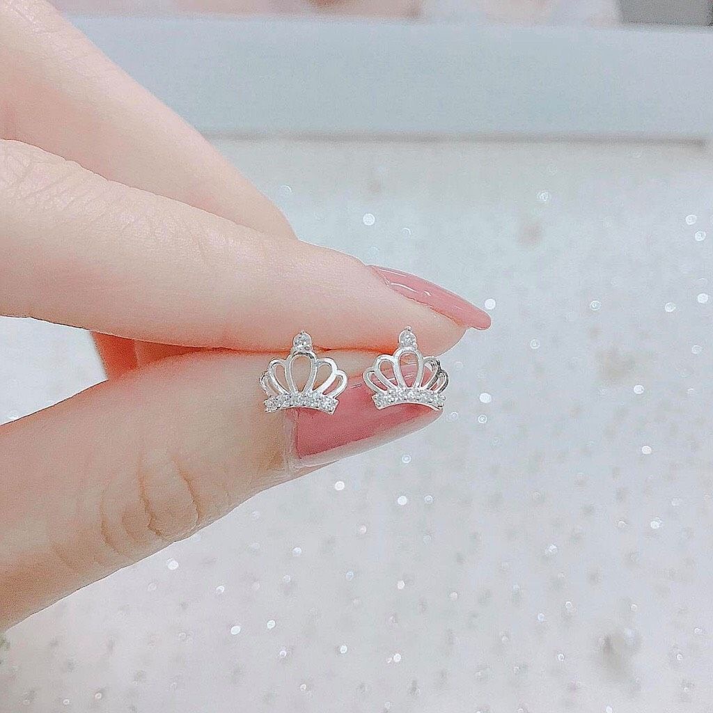 (BẠC CHUẨN) BÔNG TAI BẠC TA VƯƠNG MIỆN KHUYÊN TAI BẠC NỮ TRANG SỨC NO.93 ht339