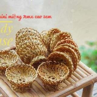 Combo 4 món đồ tre mini nhỏ xinh