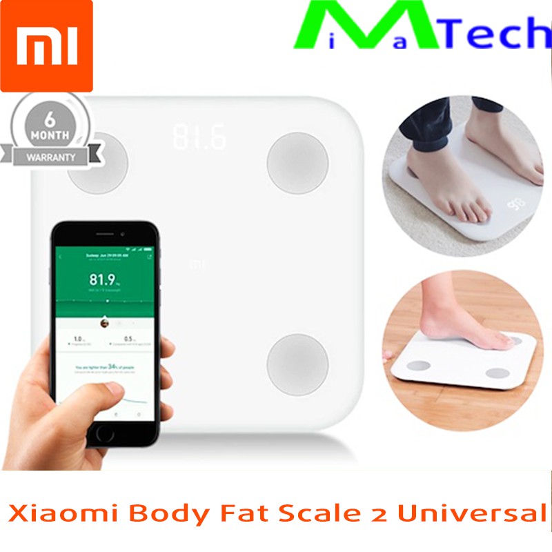 Cân Thông Minh Mi Body Composition Scale 2 Xiaomi Body Fat 2 và Cân Điện Tử Xiaomi Scale Gen 2 Bản Quốc Tế 2020
