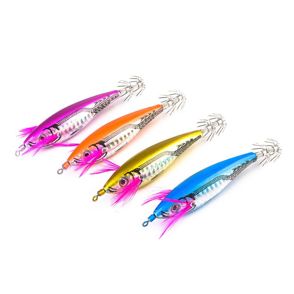 Mồi Câu Cá Giả Hình Con Mực 7Cm 11.5G