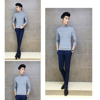 Áo cổ lọ giữ nhiệt - lót nhung siêu ấm cho nam