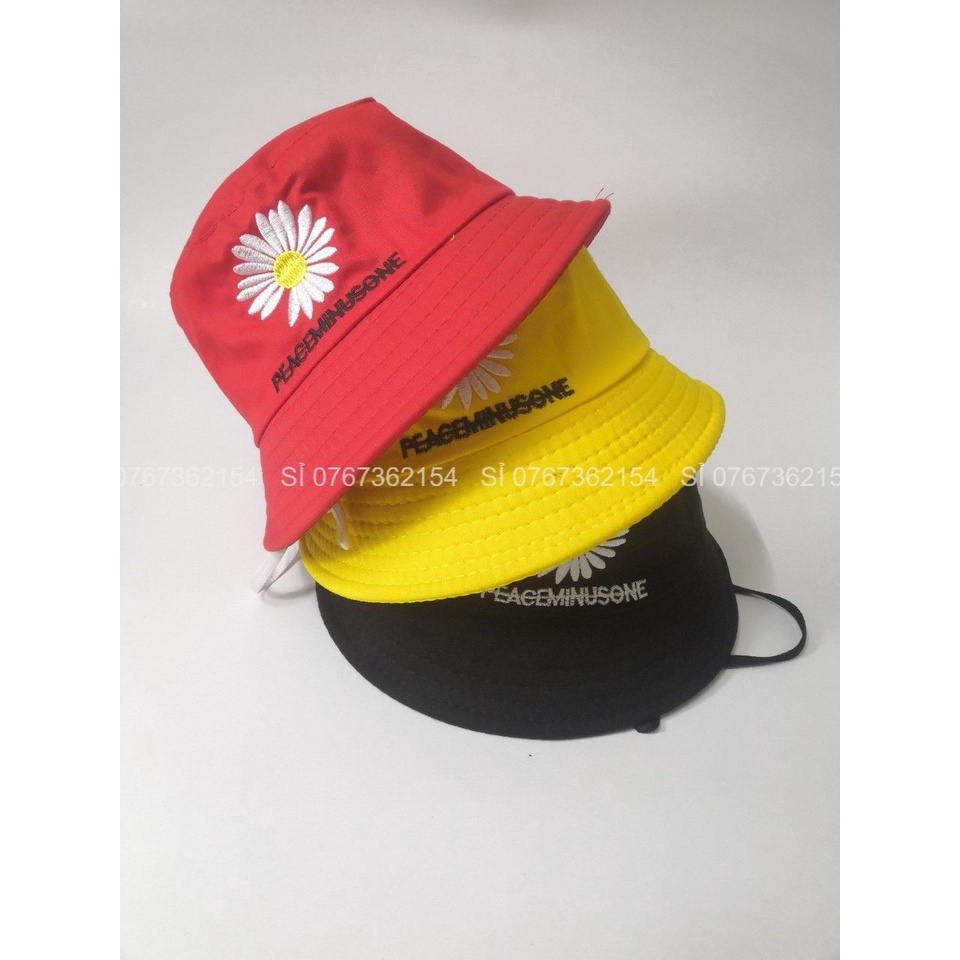 Nón Tai Bèo Trẻ Em Cho Bé Từ 2-6 Tuổi Vòng Đầu 50-52cm Thêu Hoa Cúc