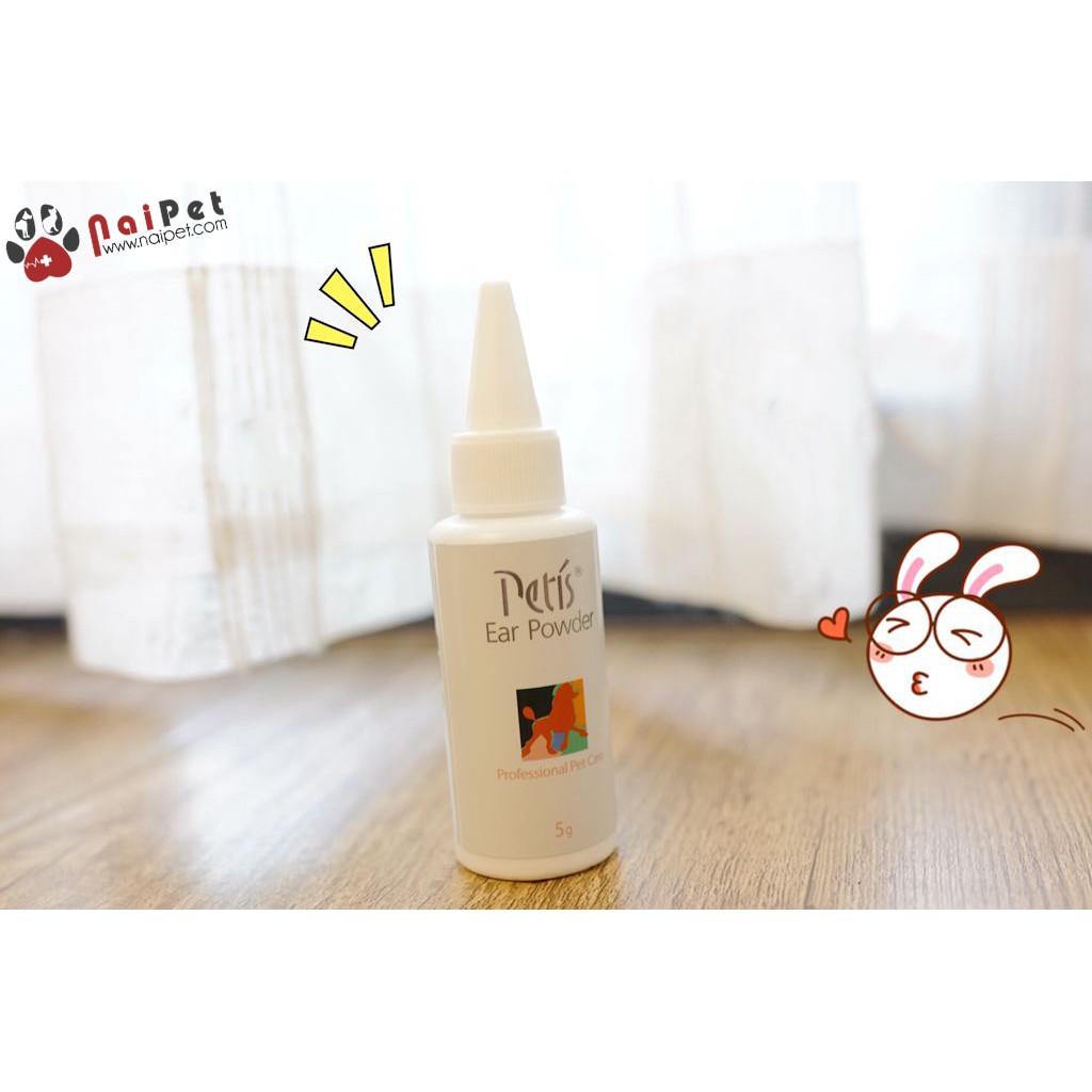Bột Nhổ Lông Tai Cho Chó Mèo Petis Ear Powder 5g Và 30g