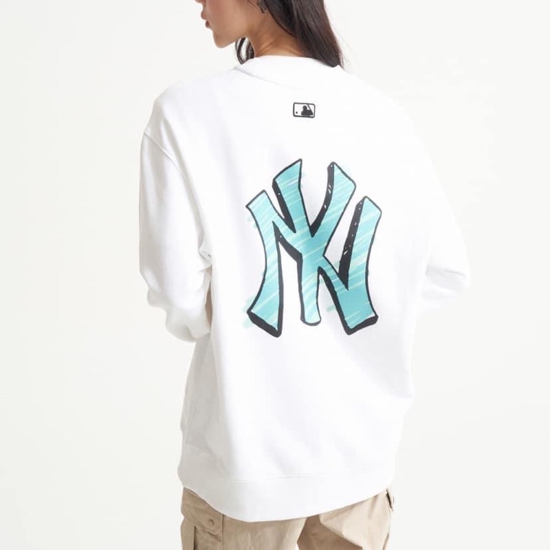 Áo Sweater big logo MLB chính hãng