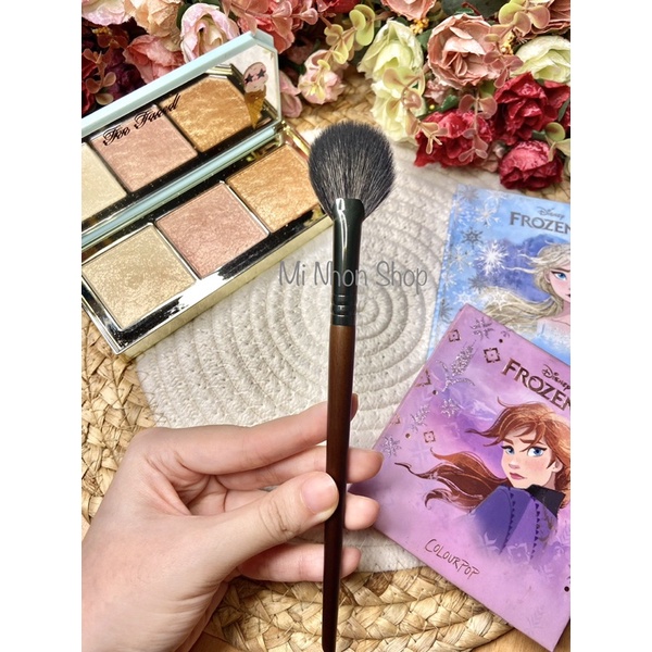 Cọ quạt hight light bắt sáng lông tự nhiên siêu mềm