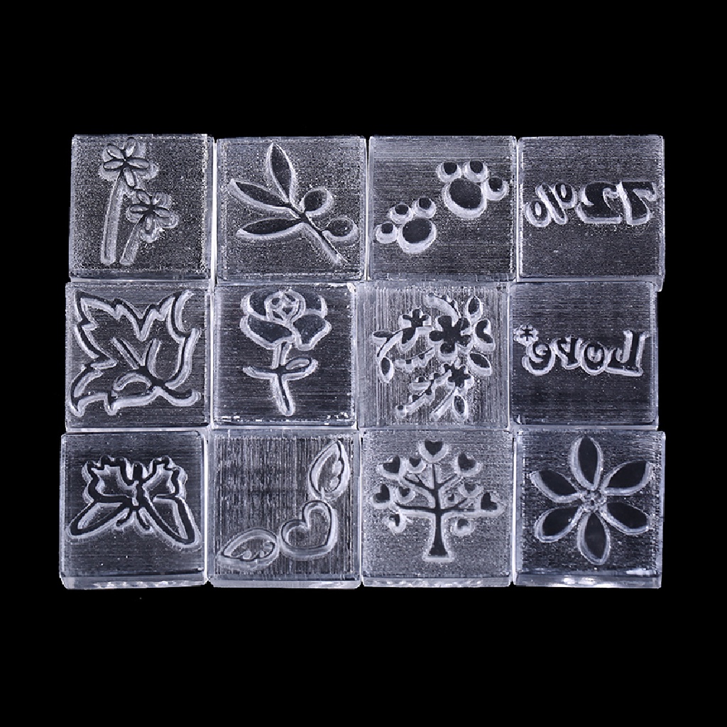 Con dấu acrylic in chữ trang trí làm bánh/ xà phòng thủ công