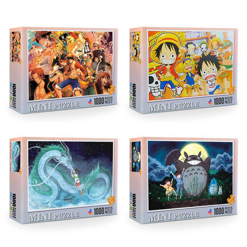 Bộ Xếp Hinh 1000 Mảnh Hinh Nhan Vật Phim Hoạt Hinh One Piece đồ Chơi Xếp Hinh Xay Dựng Bibione Vn