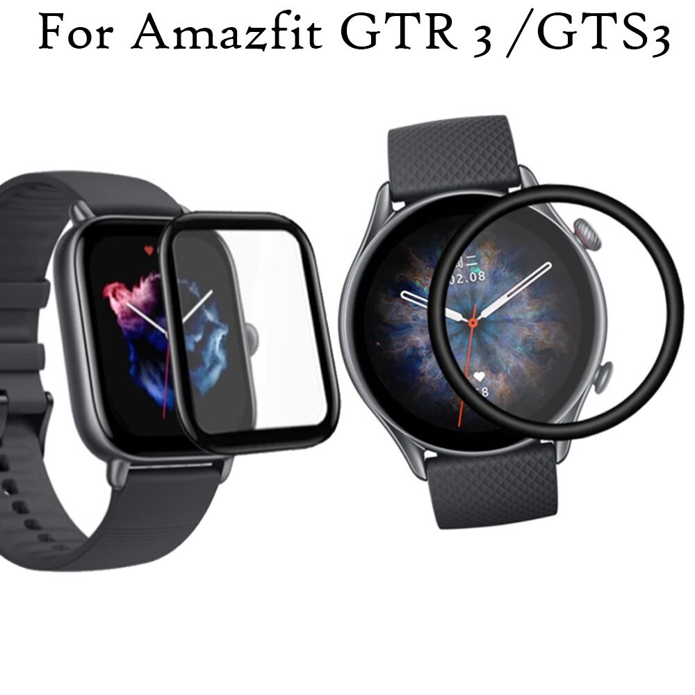 Miếng dán bảo vệ màn hình cong 3D trong suốt cho Amazfit GTS 3 / Amazfit GTR 3 Pro