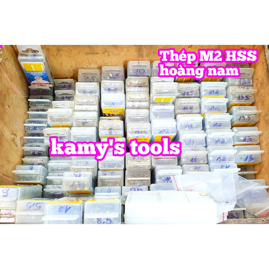 Mũi khoan sắt inox pháp hoàng nam chính hãng đủ size M4-M8