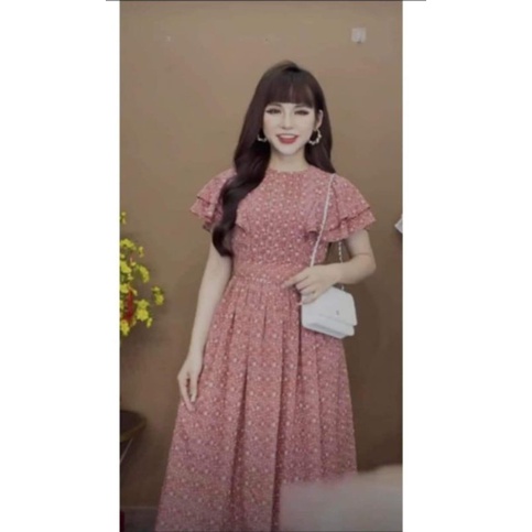 Đầm hoa nhí Monoco