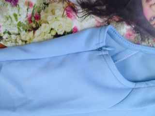 D140-ĐẦM MULLET XANH VIỀN LAI TRẮNG