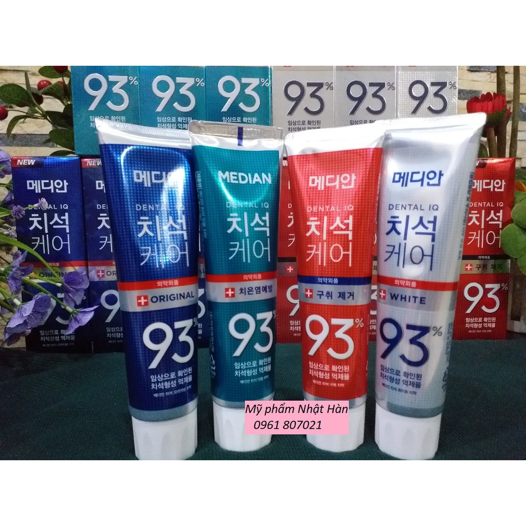 Kem đánh răng MEDIAN Dental IQ Toothpaste 93% Hàn Quốc- 120gr