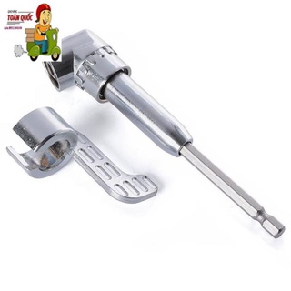 Đầu chuyển hướng máy khoan bắt vít dài, chuyển hướng bắn tô vít góc chuôi lục giác, đổi góc vặn vít, bắt vít góc khuất