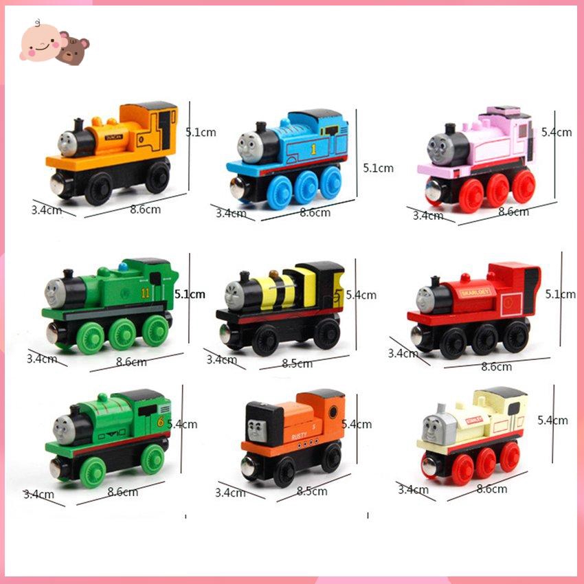 Bộ Đồ Chơi Xe Lửa Nam Châm Bằng Gỗ Cho Bé