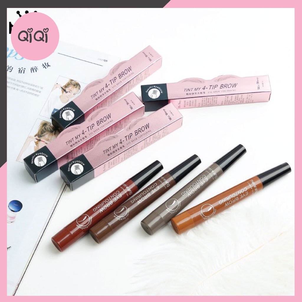 Bút kẻ sợi lông mày tiện dụng rõ sợi Qiqishop