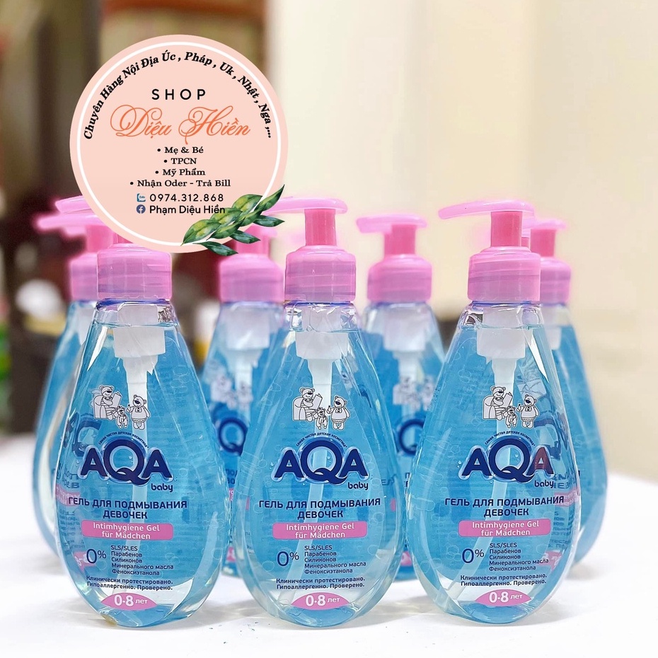 Dung dịch vệ sinh Aqua Nga cho bé