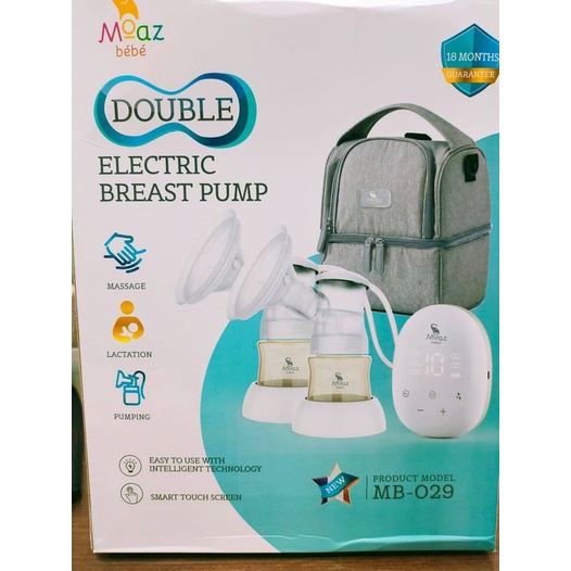 Máy hút sữa điện đôi Moaz BéBé MB-029