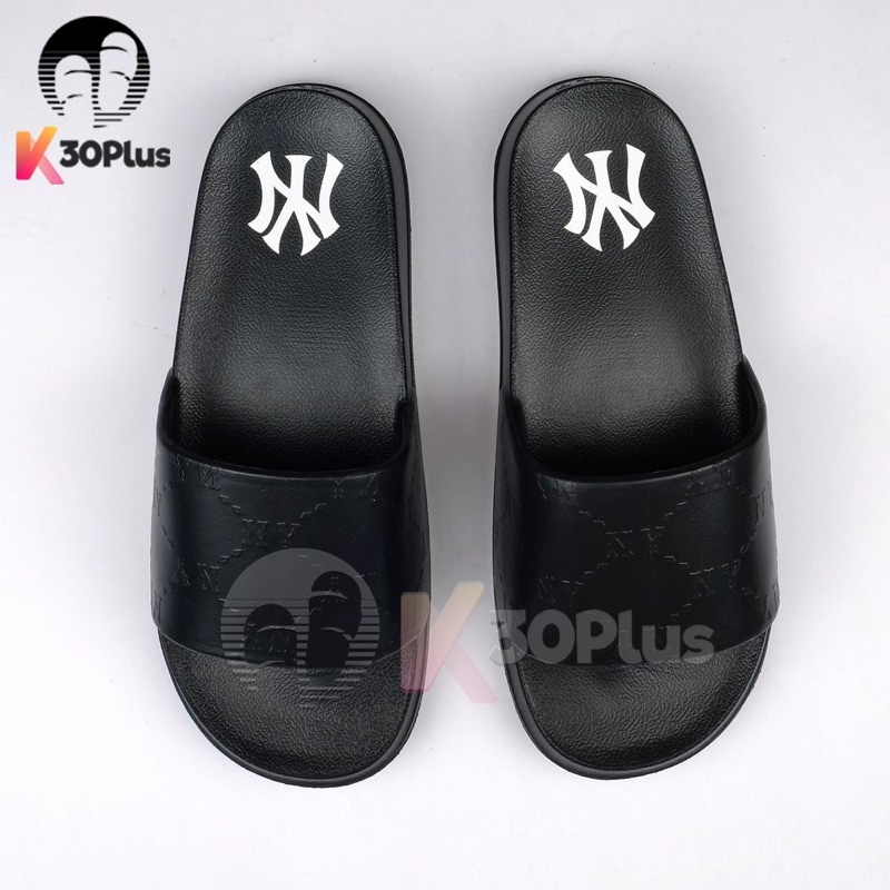 Dép MLB Đúc Quai Ngang Nguyên Khối logo NY