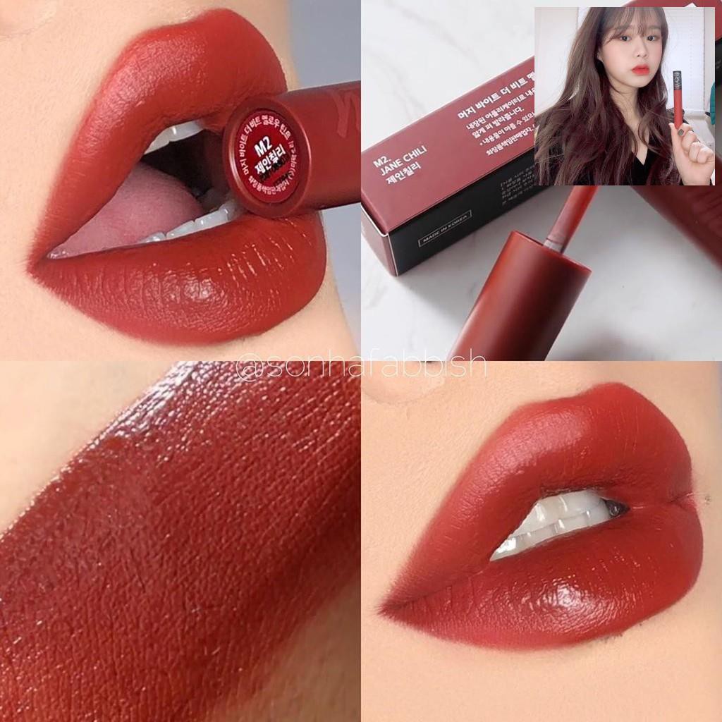 Son Kem Lì Merzy Bite The Beat Mellow Tint M3 Spice Brick | Thế Giới Skin Care