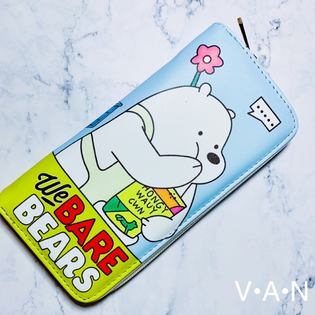 Ví dài nhiều ngăn WE BARE BEARS