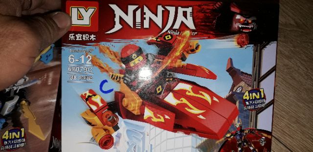 Lắp ráp 1 hộp LegoNinjago master 68079