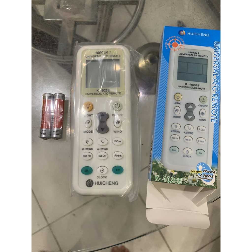 Remote Máy Lạnh Đa Năng HUICHENG K-1028e Điều Khiển Được Mọi Máy Điều Hòa