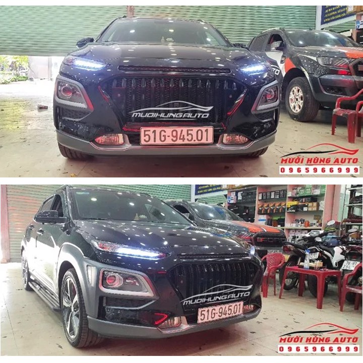 Mặt Ga Lăng Trang Trí - Lưới Tản Nhiệt Xe HYUNDAI KONA 2017 - 2020 Chất Lương Tại TPHCM