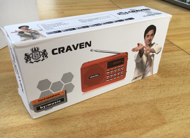 Đài Craven CR-16.Nghe nghe đài, nghe nhạc thẻ nhớ, USB.