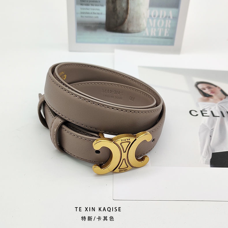 Thắt Lưng Da Bò Phong Cách Retro Thời Trang Cho Nữ