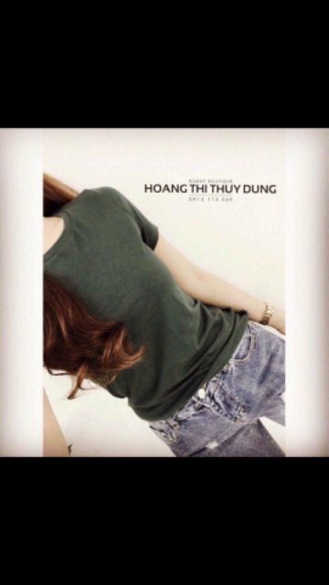 Áo uni xuất cổ tròn