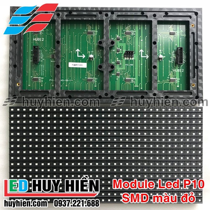 Module led P10 smd màu đỏ ( Led P10 smd màu đỏ) đủ phụ kiện