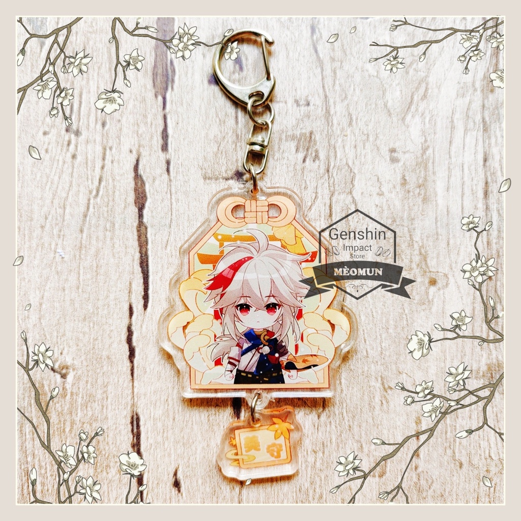 KAZUHA Móc khóa Genshin Impact M15 (in giữa acrylic)