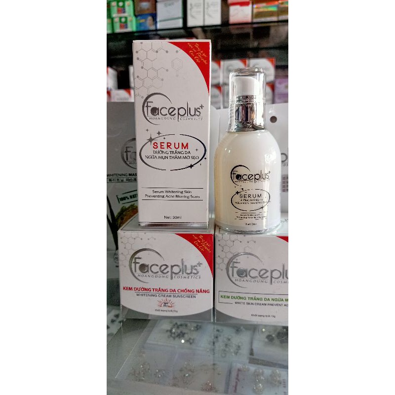 SE RUM FACE PLUS dưỡng trắng da ngừa mụn thâm mờ sẹo (mua 1 sản phẩm tặng kèm 2 miếng mặt nạ dưỡng da face plus).